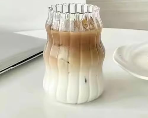 Portal Elegant Glass Cup for Serving Juices and Iced Coffee ...