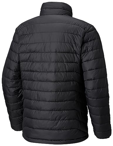 Image of Columbia Men Omni-Heat Reflective Powder Lite Hooded Hiking and Trekking Down Jacket