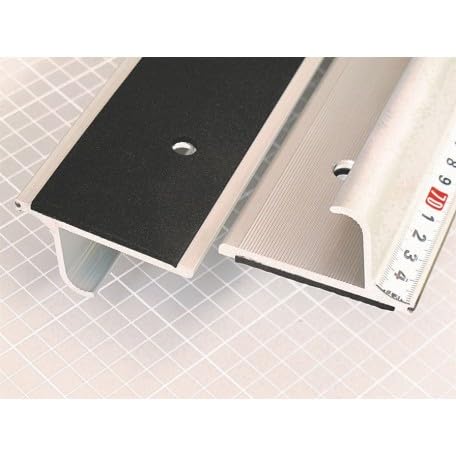 Règle de découpe PRO en alu de 205cm- à protection, antidérapante.