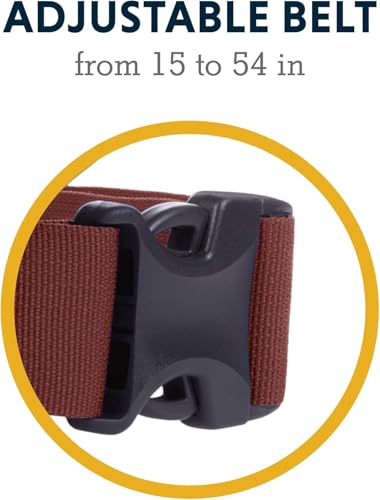 RUFFWEAR Verstellbare Umhängetasche & Gürteltasche für Hundespaziergang, Umhängetasche oder Hüfttasche mit Reißverschlusstaschen, Hundeleckerli-Tasche & Hundekotbeutel-Tragetasche, Rot Sumac