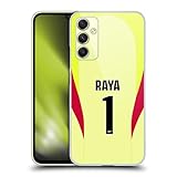 Head Case Designs Officially Licensed Arsenal FC David Raya 2025/26 Players Home Kit 1st Group Hard Back Case Compatible with Samsung Galaxy A34 5G