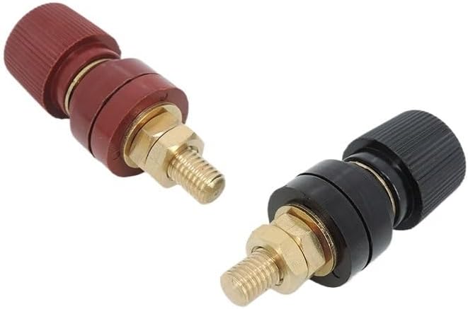 Power Distribution Block 40pcs 6mm 8mm 10mm Brass Stud Premium Remote Battery Power Junction Post Connector for Auto Boat Marine Solar(8mm 20 Pair)