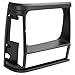 ALMULOO RH Headlight Bezel Door Compatible with 1991-1996 Jeep Cherokee Base Classic Country SE Sport Jeep Comanche Replacement for CH2513124 Painted Matte Black Right Side