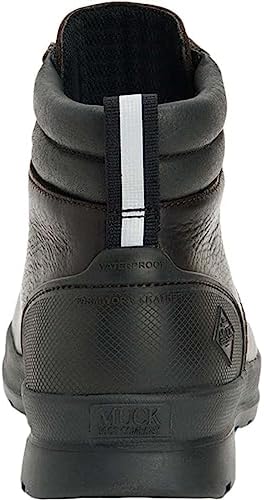 Muck Boot Mens Chore Barn 6 Inch Waterproof Composite Toe Work Safety Shoes Casual - Brown - Size 11 M | Image 3