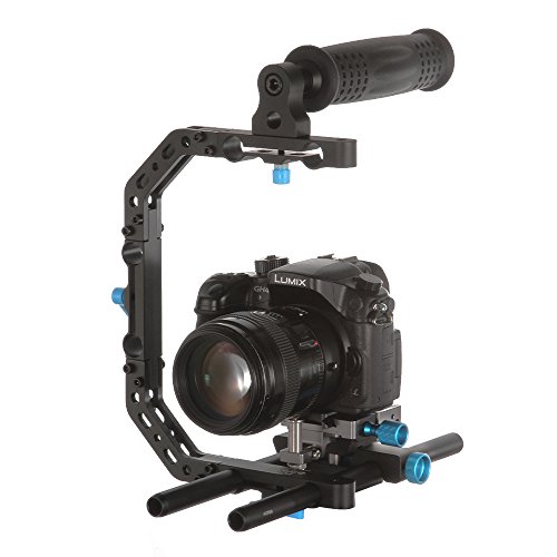 Fotga Dp3000 C-Shape Bracket Cage +Top Handle Grip Support For 15Mm Rial Rod Dslr Rigs #TOP4