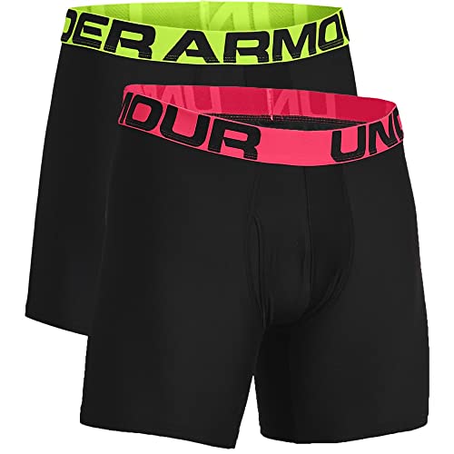 Image of Under Armour mens Multi-pack Performance Tech Boxerjock Brief, 6 inch Inseam, All-day Comfort & Soft
