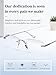 LUFF Reading Glasses Men Women,Rimless Mens Readers Blue Light Metal Computer Eyeglasses Anti-Eyestrain/Dryness/Glare(0.6oz)