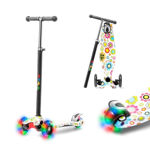 ATAA Patinete de 3 Ruedas Flash - Gris - Patinete para niños de 3 Ruedas, Patinete Infantil con...