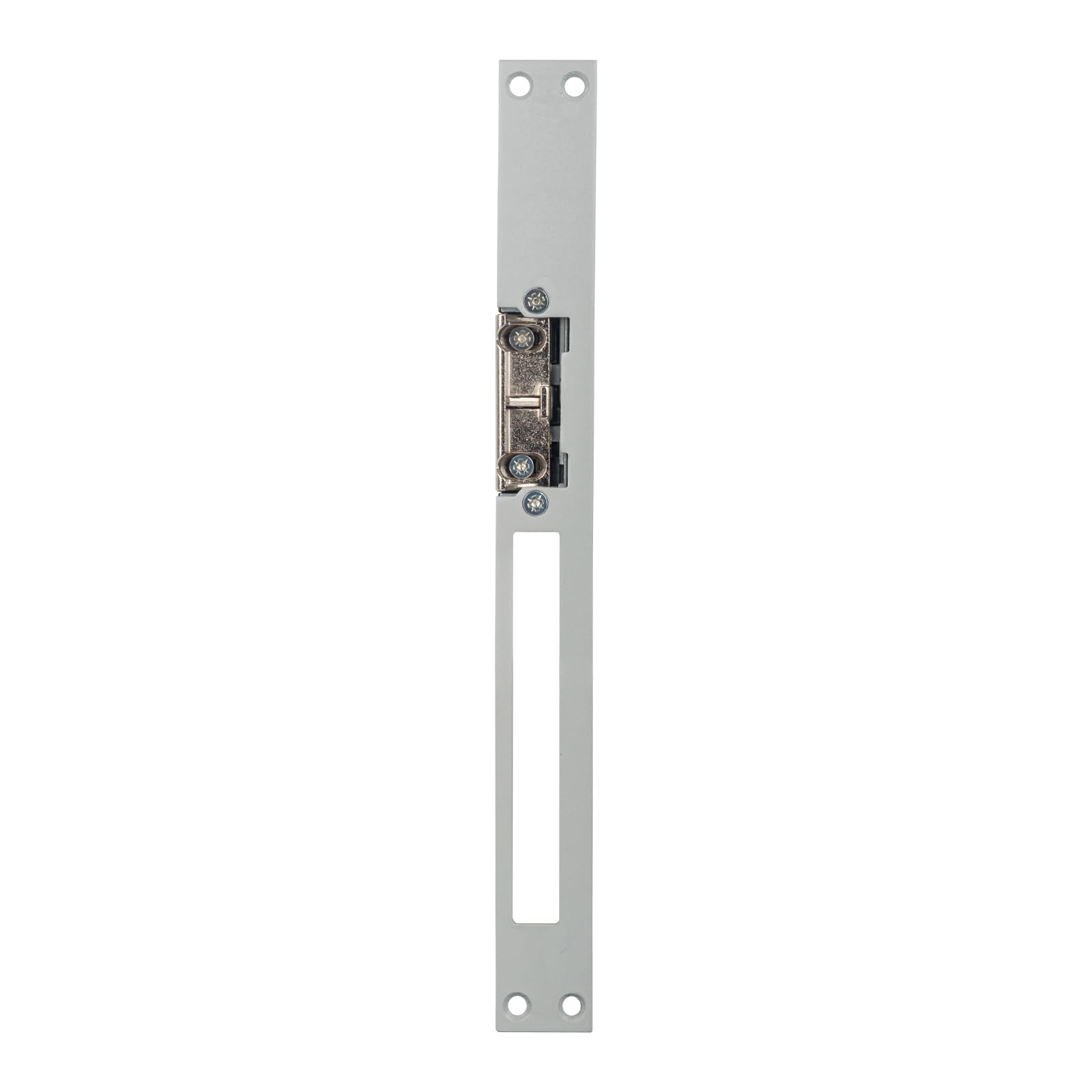 SCS Sentinel - Gâche Électrique Réversible LockElek 301 - Têtière Longue 250mm en Acier - Déclenchement Permanent - Rouleau Réglable - Fabrication Européenne
