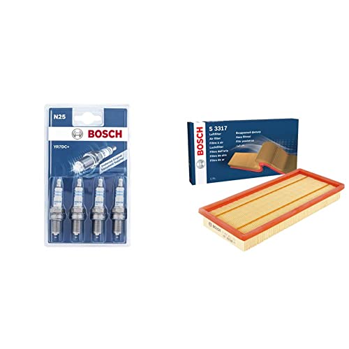 Filtre à Air Auto Bosch S3317 - Haute Filtration - Compatible Nombreux Véhicules - Qualité D'origine