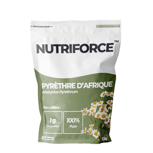 Pyrèthre d'Afrique pour gencives sensibles et tonus Akarkara poudre de racine 100g
