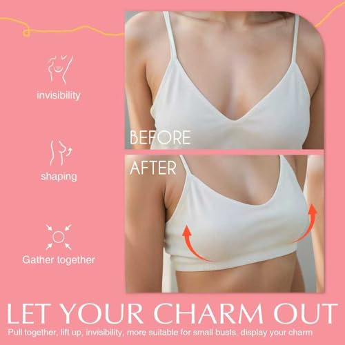 Ultra Push up Sticky Bra Pads Inserts, Stick Bra,Double Sided Adhesive Bra Inserts,Stick on Bra for All Outfits3