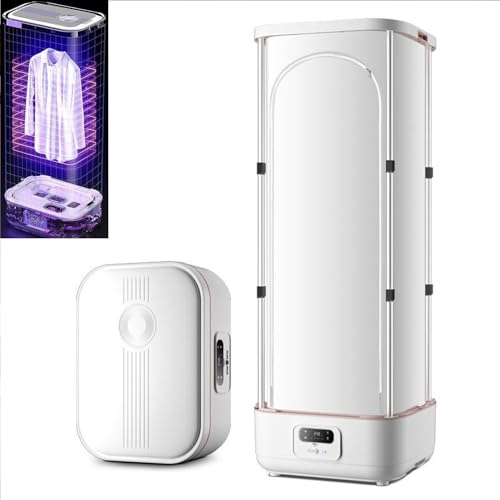 DHMYDPDZ Máquina de Planchado a Vapor Automática, Plancha Ropa Vertical y Secadora Inteligente - Función de Vapor para Planchado Completo Sin Arrugas en Ropa y Telas
