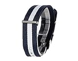 ++ Trendiges Textil-Uhrenarmband für Herren und Damen Paßt für jede Uhr mit einer Armbandbreite von 20mm einfach durchfädeln! - Material Armband: Textil/Nylon Armbandlänge: 15 - 19cm Lieferumfang: 1 Armband Armband mit Uhren im Shop!