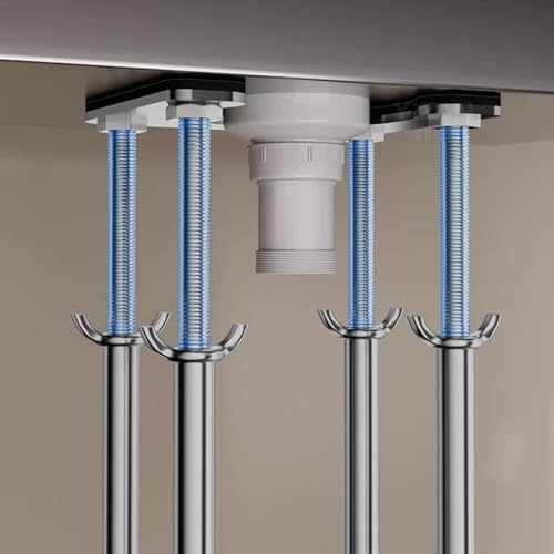 Soporte para lavabo extensible de 18 a 28cm para reformas de cocinas 5