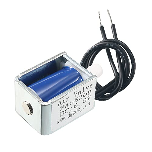 uxcell Miniature Solenoid Valve Normally Closed DC6V 0.24A Air Solenoid Valve