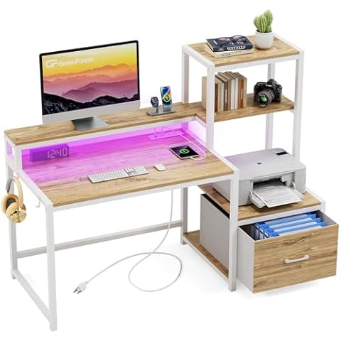 GreenForest 51-inch Computer Desk Cover