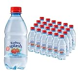 Radnor Splash Sparkling Strawberry 24x330ml Sugar Free Flavoured Water Multipack
