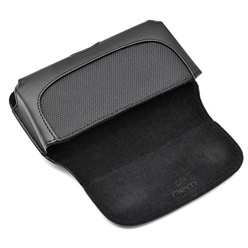 Apple Iphone 5 5C 5S Se Horizontal Holster, Nem® Premium Leather Carrying Case With Magnetic Closure Belt Clip And Belt Loops (Fits Iphone Se 5 5C 5S Only With Slim Case Or Otterbox Case On) #TOP3