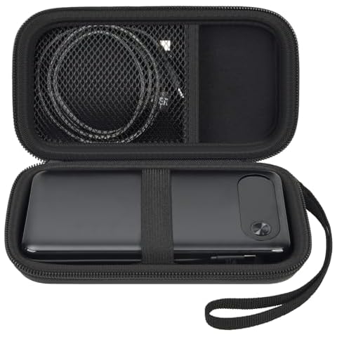 casmilee Case Compatible with Anker Power Bank 20,000mAh Portable Charger with Built-in USB-C Cable, 87W Max Fast Charging Battery Pack Organizer, Hold USB Cable for Laptop, for iPhone (Box Only) Cover