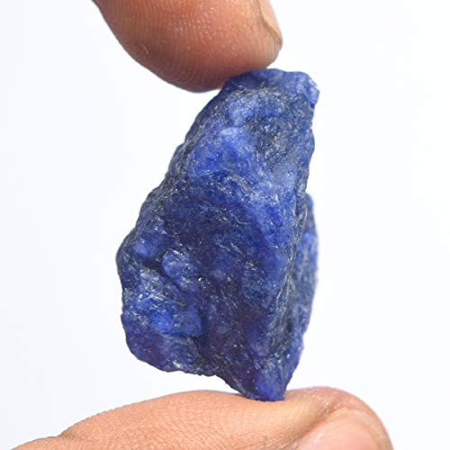 Untreated Raw Rough Sapphire 55.00 Ct. Certified Healing Crystal Natural Blue Sapphire Gemstone3