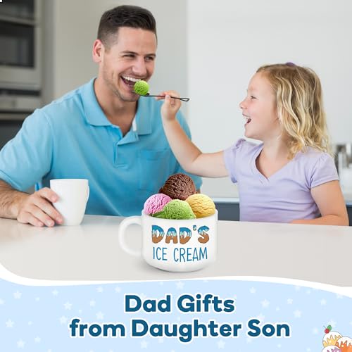 Dad-GiftsFathers-Day-GiftFunny-Ice-Cream-Bowl-with-Shovel-Spoon-SetsBirthday-GiftBest-Dad-Ever-Gifts-from-Daughter-Son Dad GiftsFathers Day GiftFunny Ice Cream Bowl with Shovel Spoon SetsBirthday GiftBest Dad Ever Gifts from Daughter Son