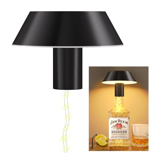 MUEZDUR LED Akku Flaschenlampe, Touch Control 5200 mAh Tischlampe kabellos mit Stufenlos Dimmbarer, 3 Modi, IP54 wasserdichte Tischleuchte für Innen und Außen, Esstisch Schlafzimmer Garten Bar