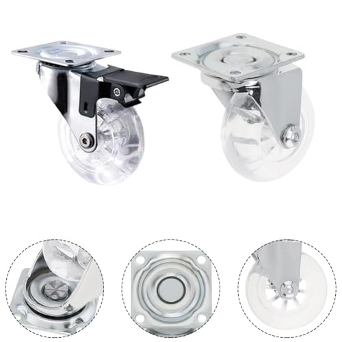 Roulettes pour mobilier à usage intensif avec roulement fluide haute performance - 3