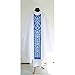 Vestment Marian - Gothic style Chasuble with a matching stole, two colors. White/Blue and Blue/Blue