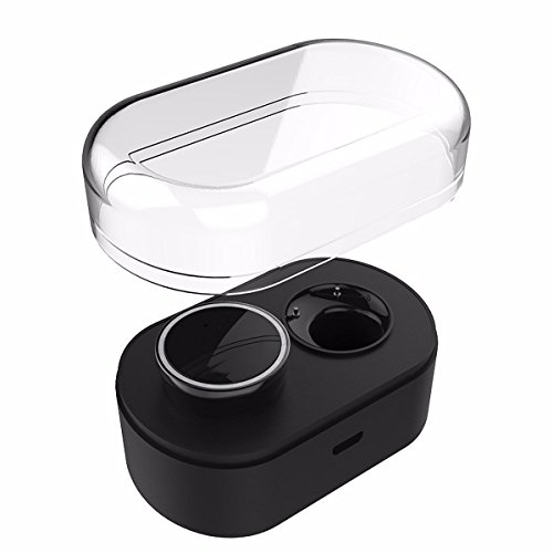 QUAKOI Q800 Mini Wireless Bluetooth V4.1 Stereo Invisible Earbud Headphone Earphones(Black)