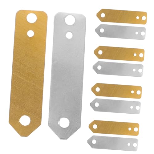 TIDTALEO 10pcs Zinc Anode Sheets Zinc Plate Strip Kit Strong for DIY Fruit Battery Projects Science Learning
