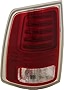 Garage-Pro Driver Side Tail Light Compatible with 2013-2018 Ram 1500, 2014-2018 2500, 2014-2018 3500 & 2019-2022 1500 Classic Assembly, Premium Type, Chrome Interior, Includes 19-22 1500 Classic, CAPA