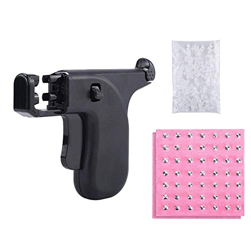 CXJC Ohrpiercing Werkzeug Kit Ohrpiercing Pistole aus hochwertigem Kunststoff Klein Größe Leicht zu tragen Multifunktional Einfach zu bedienen wie Ohren, Nase und Bauchnabel (1 Set) Cover