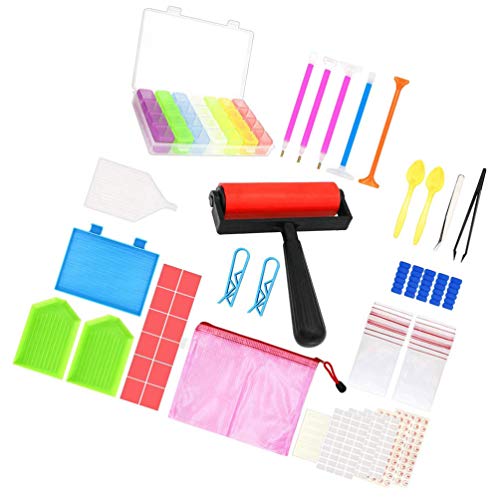HEALLILY 60 Pcs Ferramentas de Pintura de Diamante 5D Diy Acessórios de Pintura de Diamante Kits de