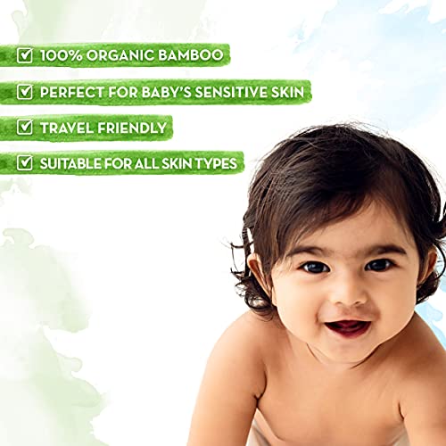Image of Mamaearth Gentle Cleansing Natural Baby Shampoo, 400ml (White) & India's First Organic Bamboo Based Baby Wipes - Pack of 3 (72x3)