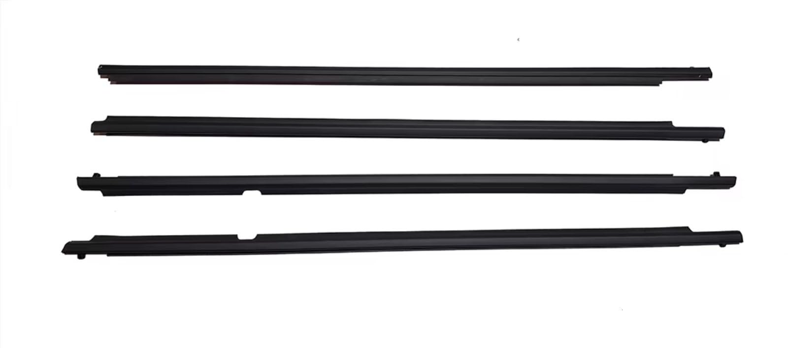 Pbqenxb One Color For Toyota For Axio For Fielder 2012-2019 75740-12510 75730-12420 75720-12A10 4 X Outer Door Glass Weatherstrip Moulding Outer Window Weatherstrip