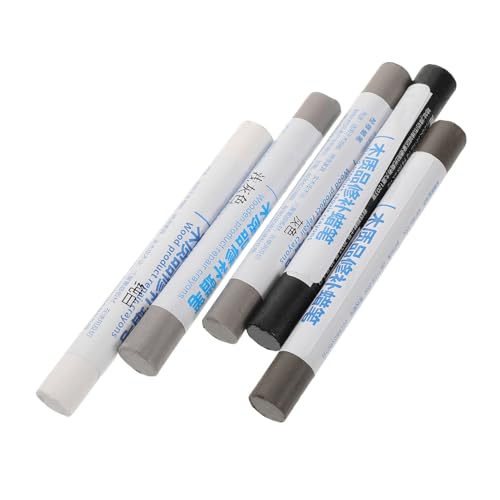 KICHOUSE 5Pcs Wood Stain Repair Crayons Furniture for Touch Up Scratches Dents and Cracks Surfaces Tables and Cabinets