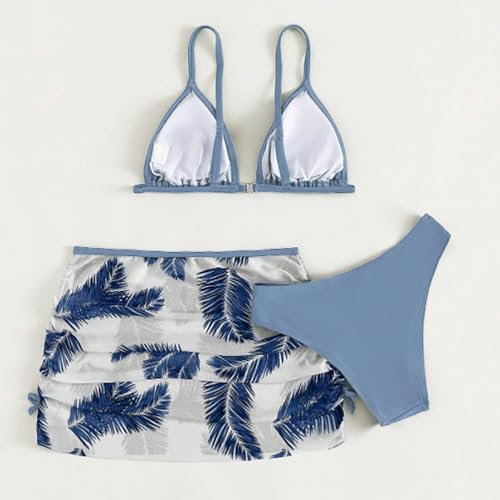 Girl's Cute 3 Piece Swimsuit V Neck Spaghetti Strap Wireless Triangle Bikini Set Sunflower Bathing Suit 6-14 Years2