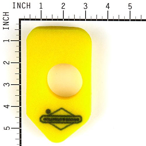 Briggs and Stratton 698369 Briggs & Stratton Schaumstoffluftfilter, gelb. Classic, Sprint-und Quattro-Motor