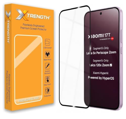 Image of Tempered Glass for Xiaomi 17T (6.59 Inch) with Installation Kit | 9H Edge to Edge Screen Protector | Anti Scratch