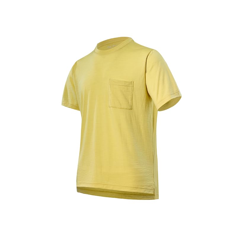 [SHEEP RUN] M's Merino Pocket T-Shirt 180gsm for Daily and Outdoor