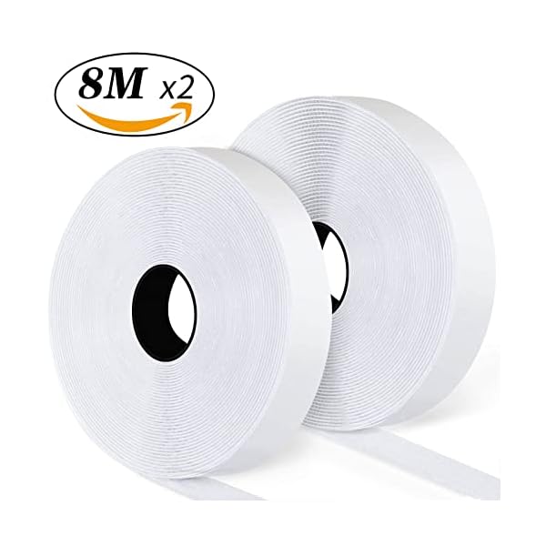 Nastro Adesivo Autoadesivo 20mm X 8m - Forte E Universale, Per Superfici Lisce, Nero - Foto 8