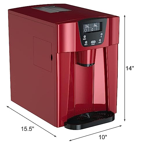 Fabricadora de hielo VIDECOR 2 en 1 con dispensador de agua miniatura 7