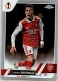 2022-23 TOPPS CHROME UEFA CLUB COMPETITIONS #57 GABRIEL MARTINELLI ARSENAL FC SOCCER OFFICIAL TRADING CARD OF SOCCER