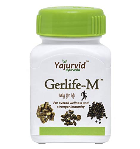 Yajurvid ayurveda Immunity and Wellness Booster Natural Herbs Health Supplement Tablets Gerlife (Men, 60 Tablets) Yajurvid ayurveda Immunity and Wellness Booster Natural Herbs Health Supplement Tablets Gerlife (Men, 60 Tablets)