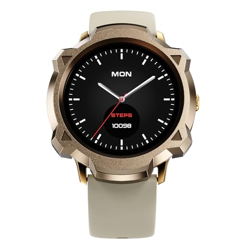 Image of Fire-Boltt Phoenix Pro SNAP3D Case - Set Your Style Free | 11 Colors, Textured Finishes & Premium Snap-On Fit | Customize Your Phoenix Pro Smartwatch (Iridium Gold)