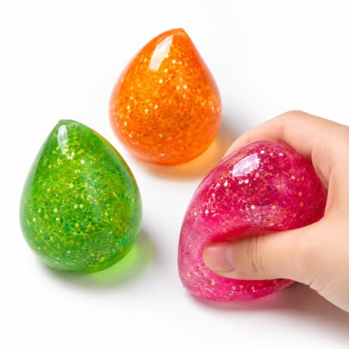 Image of 2Pcs Cheese Squishy, Taba Squishy, Dumpling Squishy-Stretchy Food-Shaped Sensory (Green Orange pink3PCS)