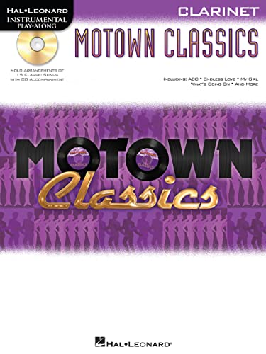 Instrumental Play-Along: Motown Classics - Clarinet: Play-Along, CD für Klarinette