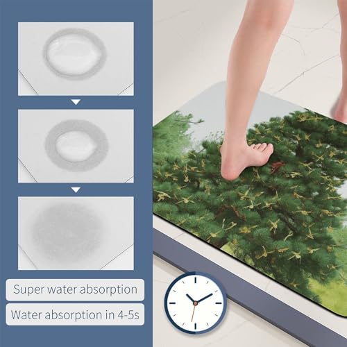 Tapis de bain super absorbant pour éviter les glissades devant la douche