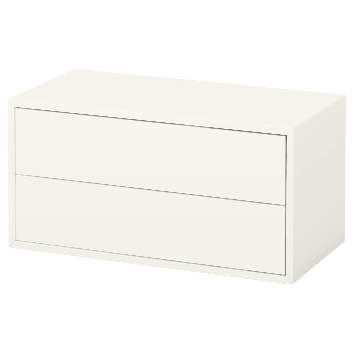 IKEA EKET エーケト キャビネット 引き出し3段　ホワイト　【廃盤】② Amazon｜IKEA (イケア) EKET エーケト キャビネット（引き出し×2
